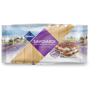 Печиво Premiya Select Savoiardi, 200г (4823096405780)