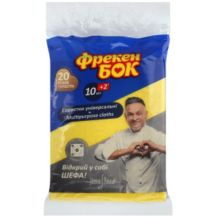 Серветки універсальні Фрекен Бок 30*38см, 12шт (4823071634013)