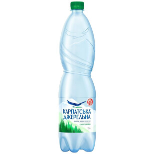 Вода минеральная Карпатська Джерельна сл/газ, 1,5л (4820051240103)