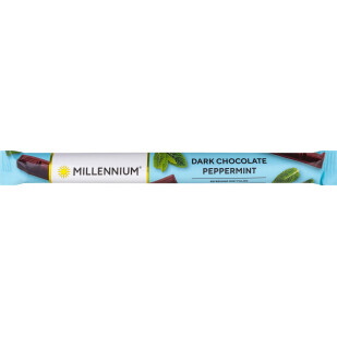 Шоколад черный Millennium с мятой, 38г (4820075504229)
