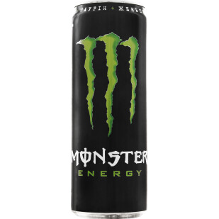 Напиток энергетический Monster Energy б/а сил/г жб, 355мл (5060517886721)