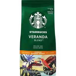 Кава мелена Starbucks Veranda Blend, 200г (7613036932158)