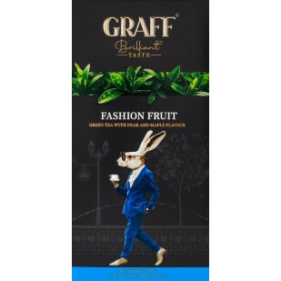 Чай зеленый Graff Модный фрукт с ароматом груши и кленового сиропа, 20*1,5г (4820279610382)