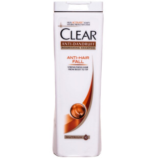 Шампунь Clear защита от выпадения волос против перхоти, 400мл (8717644165768)