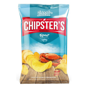 Чипсы Chipster's со вкусом краба, 130г (4820182740114)