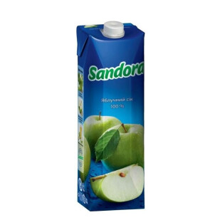 Сок Sandora яблочный, 0,95л (4823063112888)
