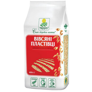 Пластівці вівсяні Терра Геркулес, 400г (4820015730503)