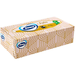 Серветки паперові Zewa Softis 4-шарові, 80шт/уп (7322540441574)
