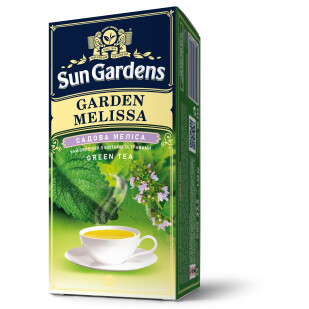 Чай зеленый Sun Gardens Garden melissa, 25*1,7г