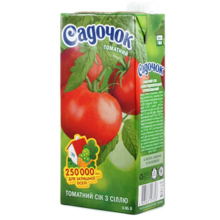 Сок Садочок томатный, 0,95л (4823063107303)