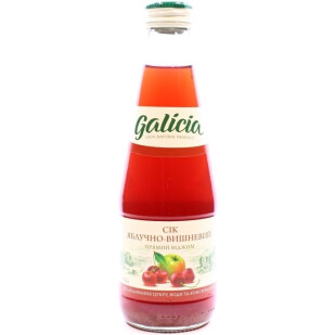Сок Galicia яблочно-вишневый неосветленный, 0,3л (4820151003127)