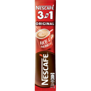 Кавовий напій Nescafe Original мікс 3в1, 13г (7613036115780)