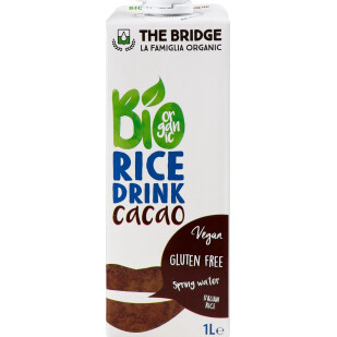 Напій рисовий The Bridge з какао, 1л (8019428000228)