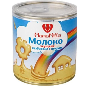 Молоко сгущенное Mama Milla цельное с сахаром. 8,5% 380г (4820103340591)