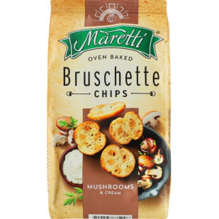Брускеты Maretti грибы соі сметаной, 80г (3800237480753)