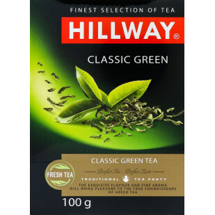 Чай зелений Hillway Classic Green, 100г (8886300990089)