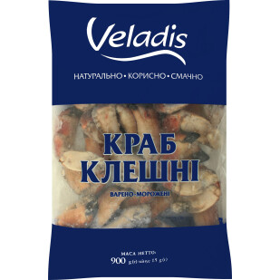 Клешни краба Veladis варено-мороженые, 900г (4823097903278)