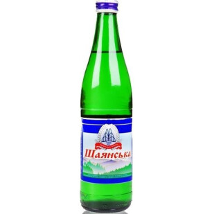 Вода минеральная Аква Поляна Шаянская стекло, 0,5л (4820056220254)