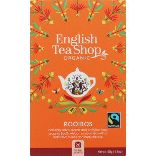Чай трав'яний English Tea Shop Rooibos, 25*2г (0680275029106)