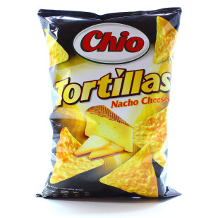 Чипсы Chio Tortillas со вкусом сыра, 125г (4001242002162)