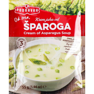 Крем-суп Podravka зі спаржею, 55г (3850104274633)