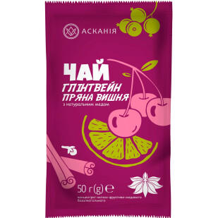 Чай концентрированный Асканія Глинтвейн пряная вишня, 50г (4820071645391)