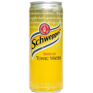 Напиток сокосодержащий Schweppes Indian Tonic ж/б, 0,33л (5449000046390)