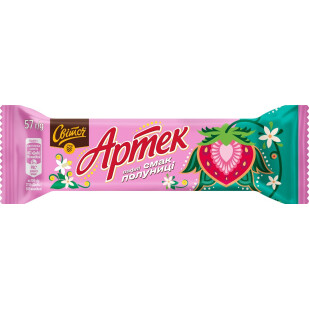 Вафли Світоч Артек со вкусом клубники, 57г (8445290874993)