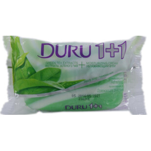 Мыло Duru 1+1 Зеленый чай, 80г (8690506028442)