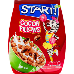 Подушечки Start з какао начинкою, 500г (4820008125446)