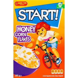 Хлопья Start глазированные с медом, 280г (4820008124784)