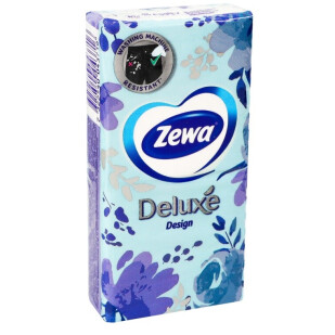 Хустинки паперові Zewa Deluxe, 10шт (7322540043716)