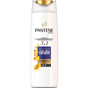 Шампунь Pantene PRO-V 3в1 Дополнительный обьем, 360мл (8001090673480)
