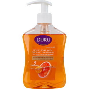 Мыло жидкое Duru Сочный мандарин и грейпфрут, 300мл (8690506535148)