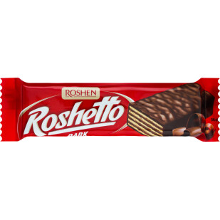 Вафли Roshen Roshetto Dark, 34г (4823077633508)