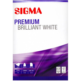 Бумага офисная Sigma Премиум А4, 500 листів (4333465055435)