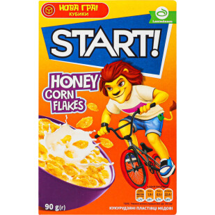 Хлопья Start глазированные с медом, 90г (4820008120649)