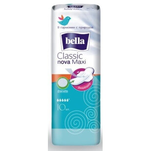 Прокладки Bella Classic Nova Maxi, 10шт/уп (5900516303105)