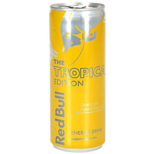 Напиток энергетический RedBull вкус тропич фрук жб, 0,25л (9002490231521)