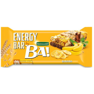 Батончик Ba! злаковый банан-шоколадная глазурь, 40г (5900749610995)