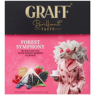 Чай черный Graff Forest symphony с ароматом лесных ягод, 20*1,8г (4820279611150)