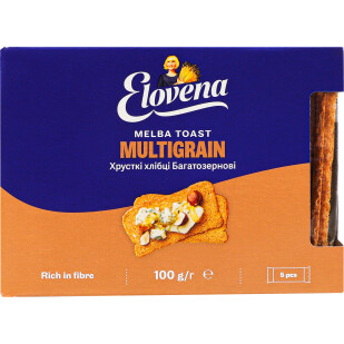 Хлібці Elovena багатозернові, 100г (6411200107705)