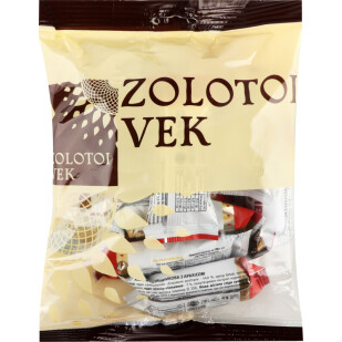 Цукерки Золотий Вік халва соняшникова з арахісом, 300г (4820026705156)