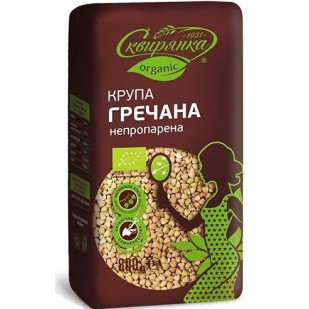 Крупа Сквирянка гречневая непропареная Organik, 800г (4820006011253)