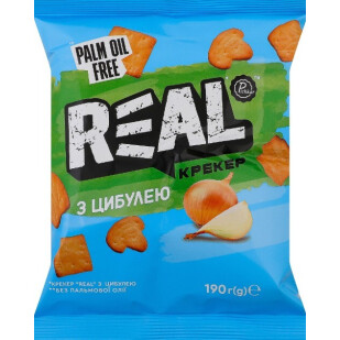 Крекер Pichkar Real с луком, 190г (4820108965867)