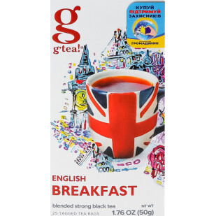 Чай чорний Gr@ce! English breakfast, 25*2г (5060207692540)