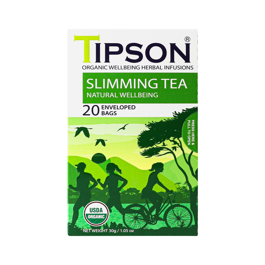 Суміш трав'яна Tipson Slimming Tea, 20*1,5г/уп (4792252940918)