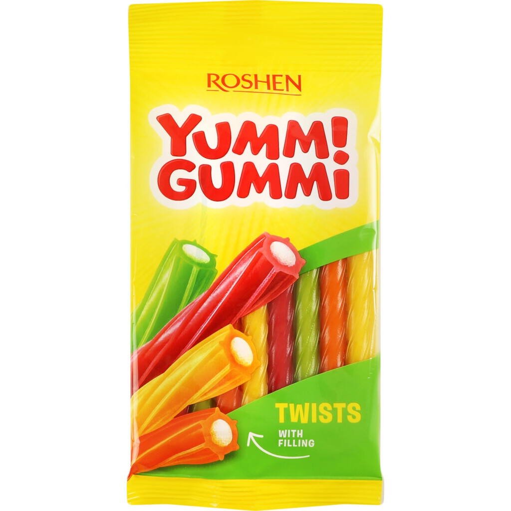 Мармелад Roshen Yummi Gummi Twists, 70г (4823077636271)