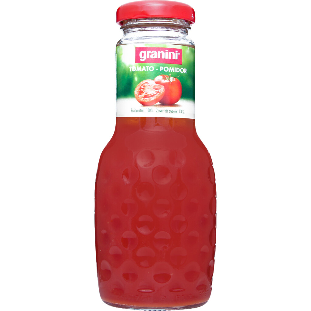 Сок Granini томатный 100% стекло, 0,25л (3503780004215)