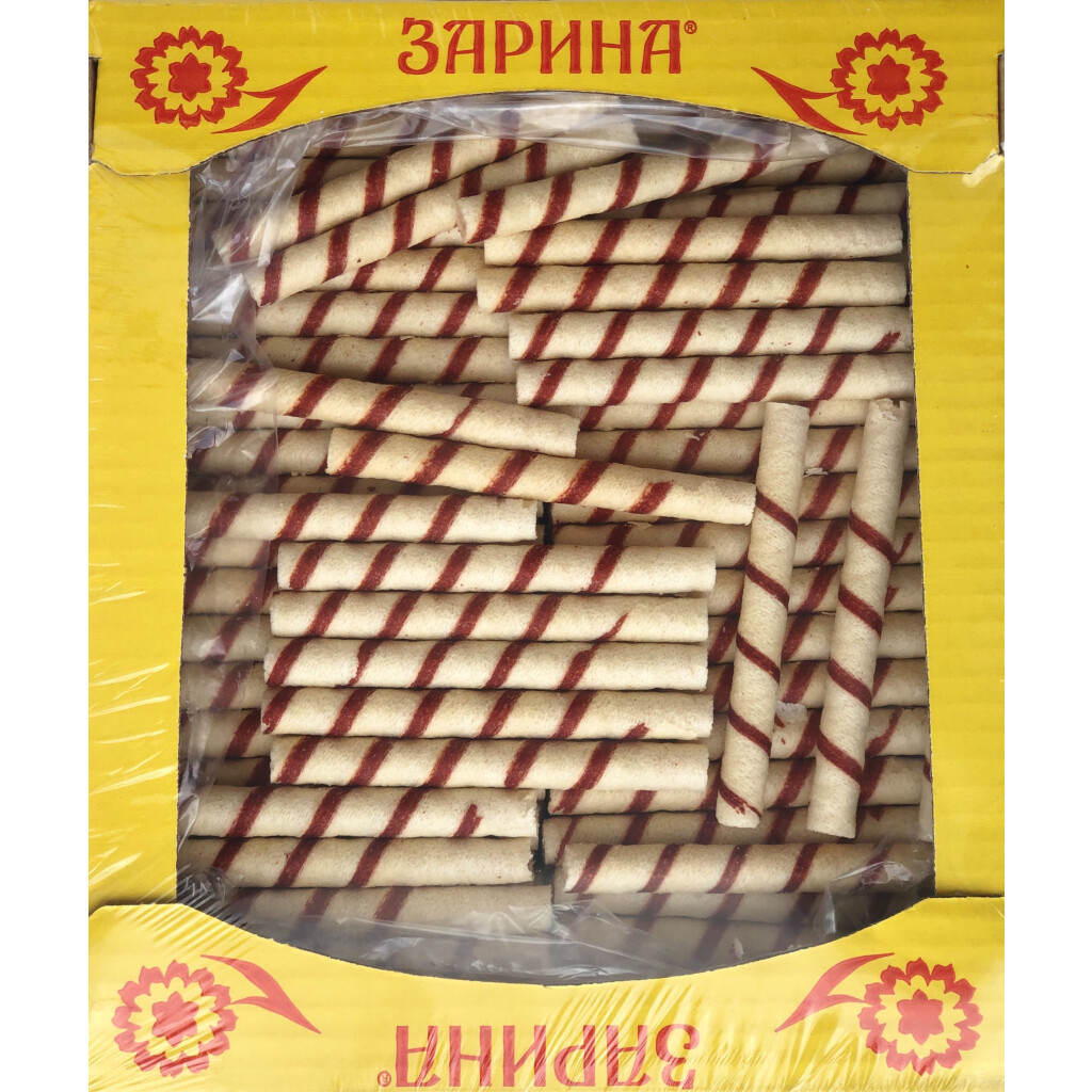 Трубочка вафельна Зарина Молочний рай, 2кг/ящ